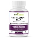 Glucosamine Chondroitin MSM közös kiegészítés Turmeric & Boswellia - Joint Support for Men & Women - Promotes Mobility - Rugalmasság és kényelem - Közös egészség - Made in USA - 90 kapszula