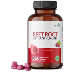 Futurebiotics Beet Root Extra Strength, Non-GMO, 360 Vegetáriánus tabletta