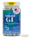 A GI All- Natural Gyomor Egészségügyi támogatás 60 kapszula - Nutraceutical for Stress- Induced Ulcer Tünetek - Támogatja a gyógyulást és az emésztést Asiatica kivonat & CM Chitosan