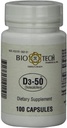 Bio- Tech Pharmaceutical D3- 50 50 000 NE, 100 kapszula All- Natural Supports Bone, Heart Neuromuscularis, & Immune Health No Dairy, Fish, Gluten, Mogyoró, kagyló, & Soy