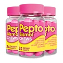 Pepto Bismol sajtok, gyors és hatékony emésztési megkönnyebbülés a hányinger, Heartburn, emésztési zavar, felkavaró gyomor, hasmenés, 72 Összesen (3 csomag 24)