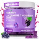Glukozamin Chondroitin, Sugar Free, 1500mg extra erő MSM & Turmeric (90 gróf)