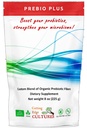 Vágási él kultúrák Prebio Plus Prebiotic fiber Powder Best Custom Blend of Organic Prebiotic Fibers Dietary Supplement 8 oz