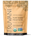 Truvani Vegan Pea Protein Powell 124; Mogyoróvaj 124; 20g Szerves Növényalapú Protein