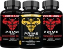 Prime Labs Prime Test Tesztoszteron Booster (60 ct, 2- Pack) + Tongkat Ali Plus (60 ct)