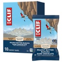 CLIF BAR - Energy Protein Bárok - Mogyoróvaj Banana sötét csokoládéval - Készült szerves zab - Energy Bárok - Nem GMO - (10 csomag)