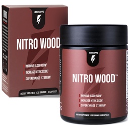 Innovációs segédanyagok Nitro Wood - Támogatja az egészséges véráramlást.