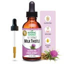 Botanic Choice Milk Thistle Folyékony kivonat, Alkohol mentes, Gluten mentes, gyors hatású hagyományos máj favorite, 1 fl. oz