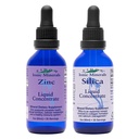 Eidon ionos ásványi folyadékok Folyékony szilícium és cink cseppek, 2 Fl Oz, Immune Health, Skin Care, All- természetes összetevők, Nincs mesterséges színezék vagy tartósítószerek