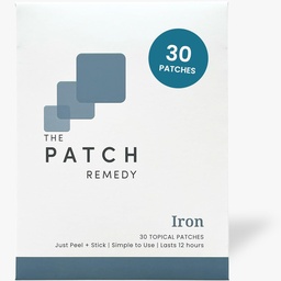 A Patch Remedy Iron Patch 124; Vas biszglicinát, C-vitamin, B9-vitamin (metil-folát), B12-vitamin, Beta-karotin, Astaxantin, 124; 30 tapasz