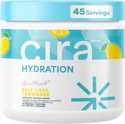 Cira hidratációs por x Alicia McCarvell elektrolit ital keverjük Himalája só dehidratációs és helyreállítási - Self Love Lemonade, 45 szervái