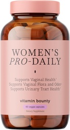 Bounty Daily 's Pro- Daily Vaginal Probiotics - 10 milliárd CFU, 5 Strains with Cranberry for Women Vaginal Health - Probiotics for Women pH Balance - Emésztési és vizelettartási támogatás - 60 kapszula