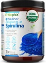 biophix Blue Spirulina Powder Organic Blulina 10 oz - Algae Bio Spirulina Pulver 283 Servierungen - Superfood Supplement - Natürliches Blaues Pigment - Espirulina en Polvo Organica Pura Azul
