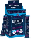 Key NUTRIENS Electrolites Powder Packets 20 Pack - No Sugar, Delicious Blue Raspberry, Hydration Packets with Electrolyte Powder for Frissing Electrolyte Drink Mix Packets - Zero Calories