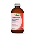 Flora Iron - Vegan Liquid Iron Supplement B Vitamins - Kínálatok Red Blood Cell & Energy Support - Élesztőmentes & gluténmentes - Finom gyümölcslé bázis - 7.7 fl. oz. Üvegpalack