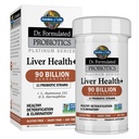 Garden of Life Dr. Formulált probiotikumok Platinum Series máj egészség + 90 milliárd CFU garantált, Egy napi probiotikum egészséges méregtelenítés és eliminációs támogatás, Vegan, Gluten Free, 30 kapszula