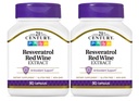 21. század, Resveratrol Vörös Borkivonat, 90 kapszula - 2pc