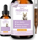 Probiotikumok kutyáknak - Folyékony probiotikumok kutyák részére Támogatja a gut Flora, Emésztési egészség és hasmenés - kutya emésztő enzimek - Allergia & Itchy Skin Relief - Sült csirke ízesítő