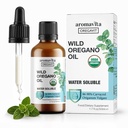 Vízoldható Wild Oregano olaj szerves folyékony cseppek - Oregano olaj egészséges íny és torokfájás, emésztési és immuntámogatás, légzőszervi egészség