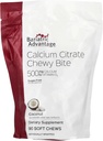 Félvér Előnyös Kalcium Citrate Chewy Bites 500 mg - Highly Absorbable & Digestible - D3-vitamin - Könnyedén rágható Kalcium kiegészítés - Kókusz Flavor - 90 gróf