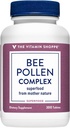 The Shoppe Bee Pollen Complex 1000 MG, Superfood with Bee Propolis and Royal Jelly, Seasonal Immune System Support (300 tabletta)