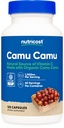 Nutricost Camu Camu 1000mg, 120 kapszula - CCOF Certified Made with Organic, Non-GMO and Gluten Free