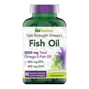 tnvitamin Burless Omega3 Fish Oil: 2000mg - 90 Softsfells d.o.124; 1400mg Total Omega3 Fatty acids (800mg EPA & 600mg DHA)