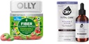 OLLY Fiber Gumi Gyűrűk 50ct + Oxy Total Care Hidratáló C-vitamin szérum emésztési támogatás, tiszta bőr
