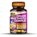 VEGATOT Organic Milk Thistle Complex 9 in 1 Formula - Milk Thistle Artichot NAC Cink Dandelion Berberine Burdock Fekete Bors (150 Count of 1)