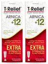 MediNatura T-Relief Extra Strength Cream Arnica +12 Natürliche Anti-Aktiven für Rückenschmerzen Gelenke Soreness Muscle Aches & Stiffness, Ganzkörper Fast Acting Relief für Frauen & Männer - 3 oz (2 Pack)
