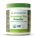 Csodálatos füves zöldek Trio: zöldes por Wheatgrass, Alfalfa, & Barley Grass, Gazdag forrása klorofill, 30 szervadékok