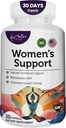 Nők támogatása kiegészítő - Természetes hormon rendelet - Menopauza támogatás kiegészítő - ösztrogén gazdag kiegészítés - aktív összetevők tabletták, hogy segítsen egyensúly hormonok Non-GMO