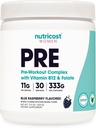 Nutricost Pre- Edzés Powder for Women, Blue Málna, 30 szervíz