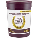 Farnam Horse Health Red Cell pellet, Vitamin- Iron- Ásványi kiegészítés lovaknak, Segít betölteni fontos táplálkozási hézagok a ló diéta, 4 font., 64 napos ellátás