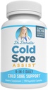 Legjobb hideg fájdalom kiegészítés Lysine és Lemon Balm - Dr. Danielle Cold Sore assziszt - 120 kapszula