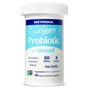Enzymedica SubCulture Probiotics for Mood, Stress, & Sleep, 50 milliárd CFU, Promotes Relaxation, Immune + Digestive Health & Regularity, 30 gróf