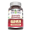 Amazing Nutrition Quercetin 800 Mg Bromelain 165 Mg Veggie Capsically Supplementary 124; Non-GMO Wonderday 124; Gluten Free Warden 124; Made in USA