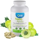 One Planet Nutrition Nano Amla 500 mg Veggie kapszula (120 adag), Amla gyümölcskivonat, magas C-vitamin a Collagen Termelés és Immuntámogatás, Non-GMO, Vegan, gluténmentes