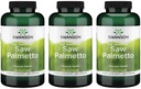 Swanson Saw Palmetto - Kräuter-Ergänzung Förderung männlicher Prostata-Gesundheitsunterstützung - Natürliche Haar-Ergänzung und urinärmedizinische Unterstützung (540 mg 250 Kapseln) (3 Packung)