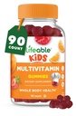 Lifable Kids Multivitamin Gummeaux 124; Great Tasting Multivitamin for Kids- 124; with Vitamins A, C, D, E, B6, B12, Cink, Biotin, Folic Acid, Iodine, Niacin124; for General Body Health