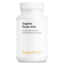Supersmart - Organic Royal Jelly 300mg naponta (High Strength 4% 10- HDA) - Freeze- Dreded Fresh Royal Jelly Supplement 124; Non-GMO & Gluten Free - 90 vegetáriánus kapszula