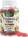 Fiber gumik felnőttek, Napi 4g Gumi Fiber kiegészítés, Prebiotic Gumi Digestive Health Support - Növényalapú Soluble Fiber sajtok, Prebiotics támogatja a regularity & Digestion Non- GMO - 60 gumi