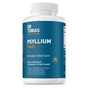 Dr. Tobias Psyllium Daily, Támogatja az egészséges Bowel Mozgalom, Psyllium Husk kapszula Bentonite Clay, Flaxseed & Natural Ingredients, Napi fiber kiegészítés támogatása Colon Health, 180 kapszula