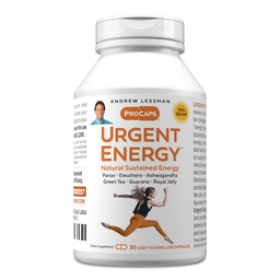 ANDREW LESSMAN Sürgős Energia 30 kapszula - biztonságos, egészséges eszközökkel javítja az energiaszinteket és érzéseket a Well- Less, Green Tea, Guarana, Ginseng, Royal Jelly, Ashwagandha, B- Complex