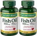 Természet Bounty Fish Oil (Odorless) 1000 Mg, 240 Softgels (2 X 120 Count Bottles)