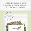 Evergreen Herbs Cuachalalate Herb (Amphipetyglum Adstringens) - Resealable Stand Up Pouch, hogy biztosítsa a frissességet! (Tea Bags)