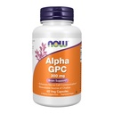 NOW Foods Now Foods Now Foods Alpha Gpc 300mg, 60 Veg Caps (2-es csomag)