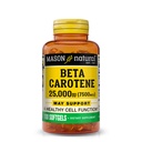 MASON NATURAL A-vitamin Beta Carotene 25000 NE - Támogatja az egészséges látást, a sejtfunkciót és az immunfunkciót, 100 Softgel