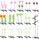 30 db vegyes stílusú haj a nők és a lányok számára - Bean Sprout, Virág, Fű, Pillangószőr & Barrettes - Nagy iskola, Otthon, Party, Karácsony