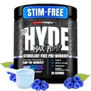 Javaslatok Mr. Hyde Max Pump Pre Workout Powder - Stim- Free Pretosuring Támogatja a vér áramlását, Izom Volume & Endurance - Caffeine- Free Nitric Oxide Gym & Fitness kiegészítők (Blue Razz, 20 Servings)